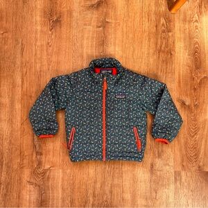 Patagonia Girls Floral Down Sweater Jacket - 3T Crater Blue